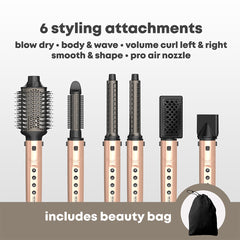 REVAMP Dynamic Radiance Pro Blow Dry 7-in-1 Ionic Air Styler