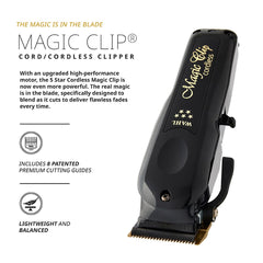 WAHL Cordless Black Magic Clipper Kit