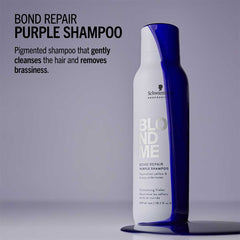 Schwarzkopf BLONDME Bond Repair Purple Shampoo 300ml