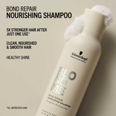 Schwarzkopf BLONDME Bond Repair Nourishing Shampoo 1000ml