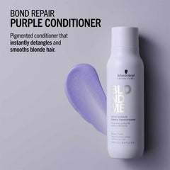 Schwarzkopf BLONDME Bond Repair Purple Conditioner 250ml