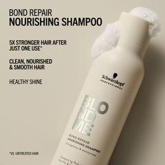 Schwarzkopf BLONDME Bond Repair Nourishing Shampoo 300ml