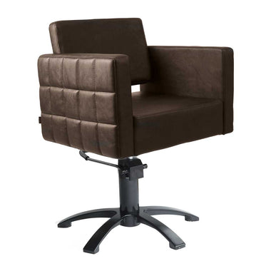 Lotus Washington Brown Styling Chair 5 Star Black Base