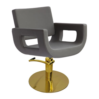 Lotus Crosby Clay Styling Chair Round Gold Base