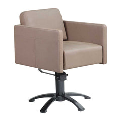 Lotus Murray Caramel Styling Chair 5 Star Black Base