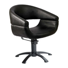 Lotus Chicago Black Styling Chair 5 Star Black Base