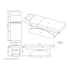 REM Pebble Spa Couch