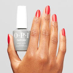 OPI GelColor Hema Free Gel Polish Super Matte Top Coat 15ml