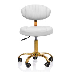 Lotus Darcy White Gas Lift Stool