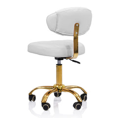 Lotus Darcy White Gas Lift Stool