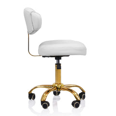 Lotus Darcy White Gas Lift Stool