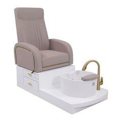Lotus Darcy Taupe Pedicure Spa Chair