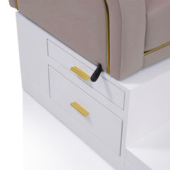 Lotus Darcy Taupe Pedicure Spa Chair