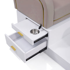 Lotus Darcy Taupe Pedicure Spa Chair