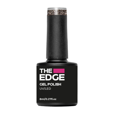 The Edge The Gold & Black Glitter Gel Polish 8ml