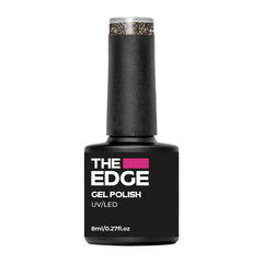 The Edge The Gold & Black Glitter Gel Polish 8ml