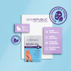 Skin Republic Pedi Peel Max Foot Mask 40ml Pack of 10