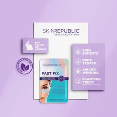 Skin Republic Fast Fix Holographic Foil Under Eye Mask 6ml x 2 Pairs
