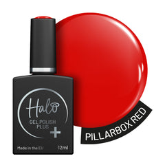 Halo Hema Free Gel Polish Plus Pillarbox Red 12ml