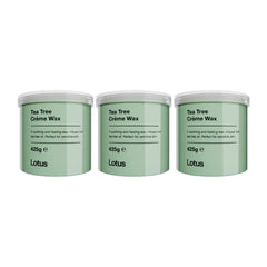 Lotus Tea Tree Creme Wax 425g Value Trio Bundle