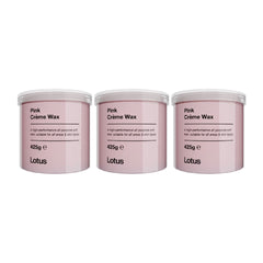 Lotus Pink Creme Wax 425g Value Trio Bundle