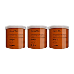 Lotus Honey Wax 425g Value Trio Bundle