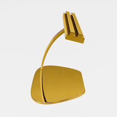 Lotus Poppy Gold Free Standing Footrest