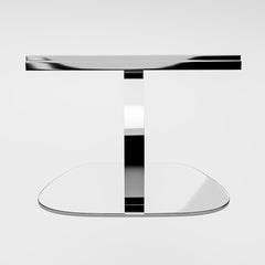 Lotus Poppy Chrome Free Standing Footrest