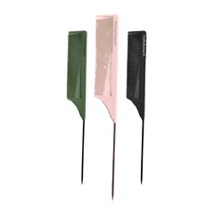 Hello Bleach Tail Comb with Stainless Steel Tip Forest