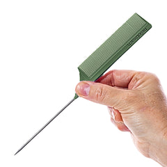 Hello Bleach Tail Comb with Stainless Steel Tip Forest