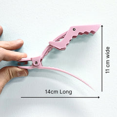 Hello Bleach The Jumbo Croc Clip Bby Pink x 4