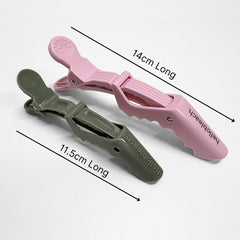 Hello Bleach The Jumbo Croc Clip Bby Pink x 4