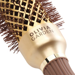 Olivia Garden Expert Blowout Speed Wavy Bristles Gold & Brown 35