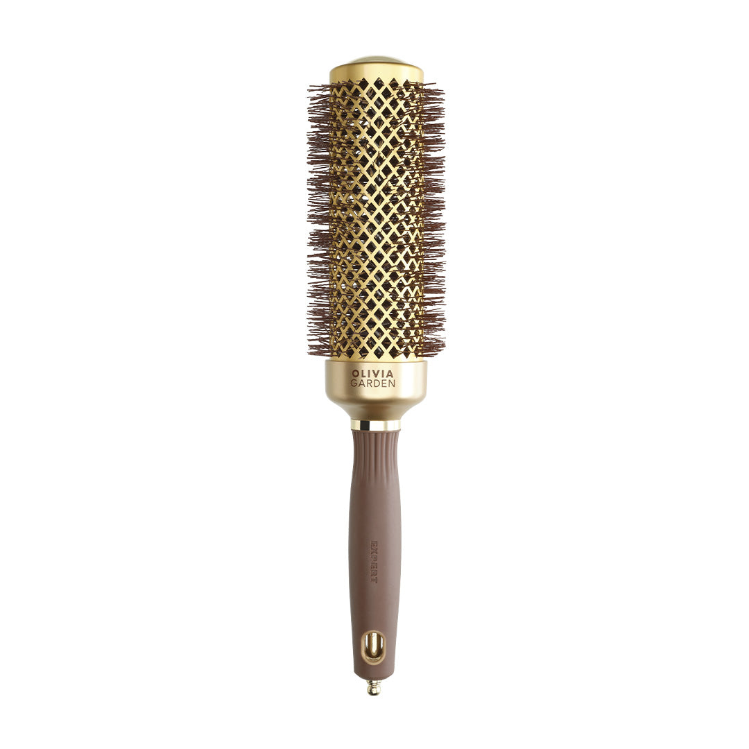 Olivia Garden Expert Blowout Speed Wavy Bristles Gold & Brown 45