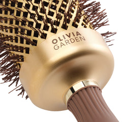 Olivia Garden Expert Blowout Speed Wavy Bristles Gold & Brown 55