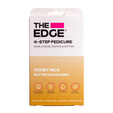 The Edge 4 Step Pedicure Honey Milk