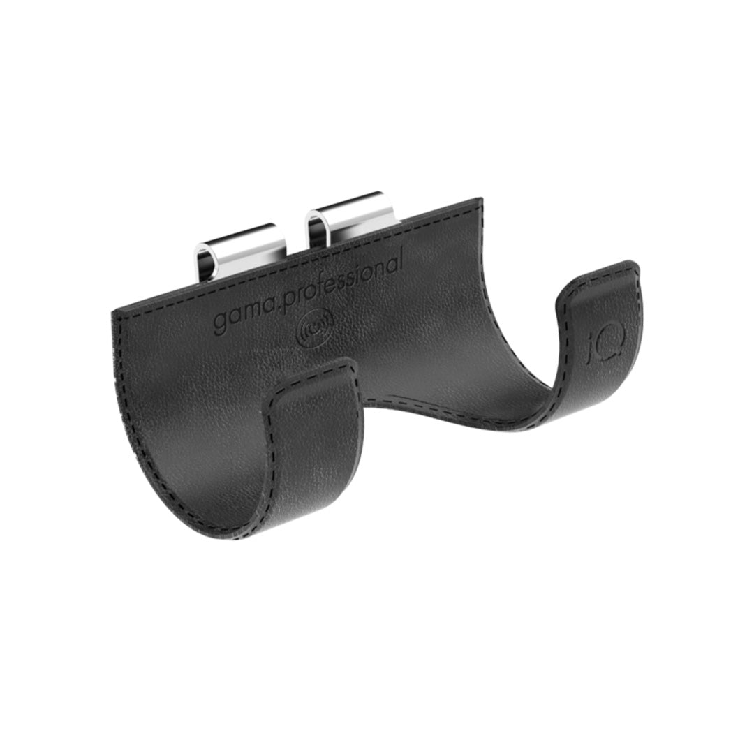 GA.MA iQ3 Perfetto Black Waist and Wall Dryer Holder