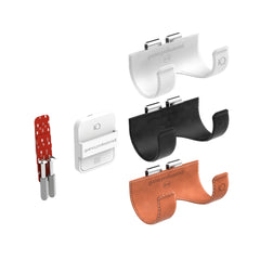 GA.MA iQ3 Perfetto Black Waist and Wall Dryer Holder iQ3