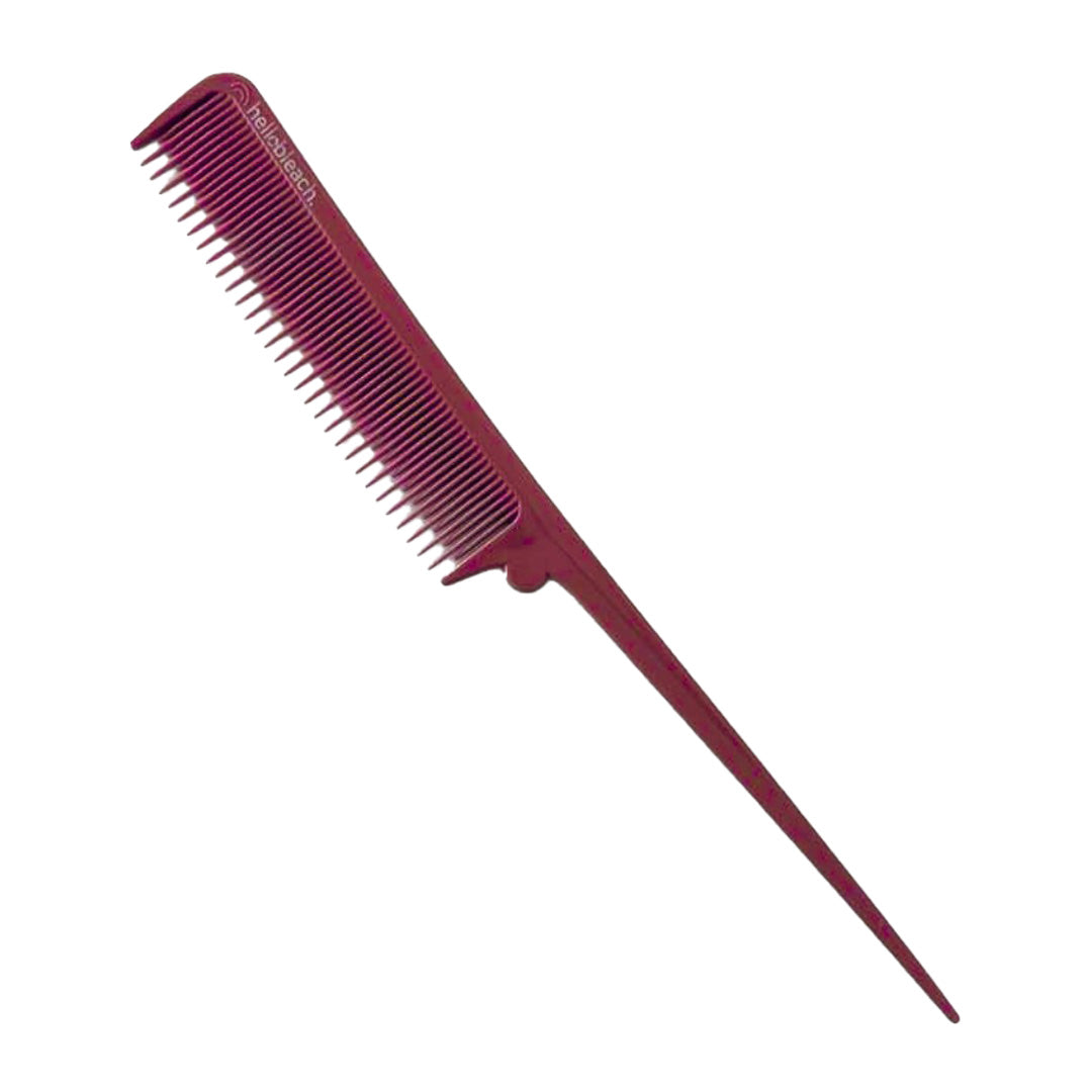 Hello Bleach Plastic Tail Comb Burgundy