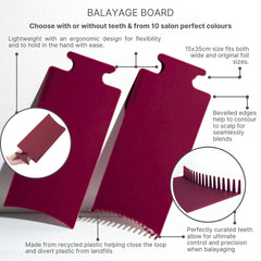 Hello Bleach Balayage Board Burgundy