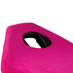 Towelling Couch Cover With Face Hole Pink