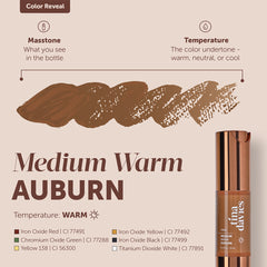 Tina Davies FADE Eyebrow Pigments 15ml FADE Medium Warm Auburn