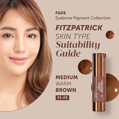 Tina Davies FADE Eyebrow Pigments 15ml FADE Medium Warm Brown