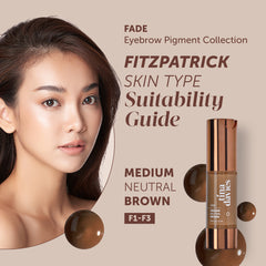 Tina Davies FADE Eyebrow Pigments 15ml FADE Medium Neutral Brown