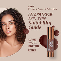Tina Davies FADE Eyebrow Pigments 15ml FADE Dark Warm Brown