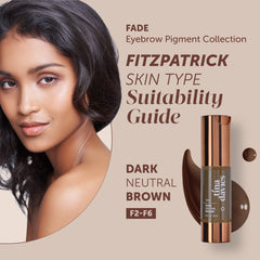 Tina Davies FADE Eyebrow Pigments 15ml FADE Dark Neutral Brown