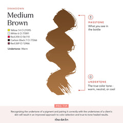 Tina Davies I Love INK Brow Pigment 15ml Medium Brown