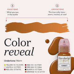 Tina Davies Sunset Brow Pigment 15ml Sunset