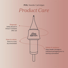Tina Davies PIXL Needle Cartridge 0.25mm 1 Round Liner Medium Taper