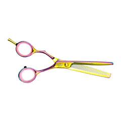 Washi Gold Rainbow 5.75" Titanium Thinning 35 Teeth Scissors